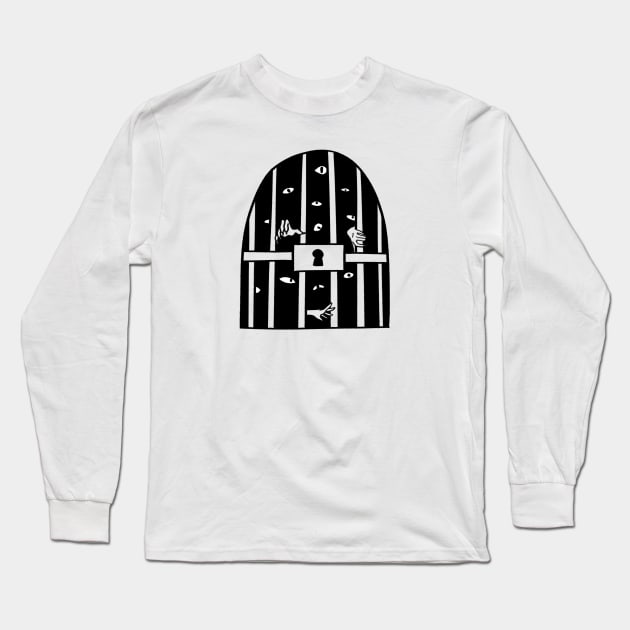 Scary dungeon cartoon Long Sleeve T-Shirt by ballooonfish